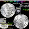 Image 1 : ***Auction Highlight*** 1880-o/o Hit List 40 Vam 7 Morgan Dollar $1 Graded Select+ Unc By USCG (fc)