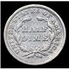 Image 3 : 1859-p Seated Liberty Half Dime 1/2 10c Grades vf++