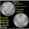 Image 1 : 1921-p Morgan Dollar $1 Grades Select Unc PL