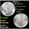 Image 1 : 1902-o Morgan Dollar $1 Grades Choice+ Unc