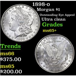 1898-o Morgan Dollar $1 Grades GEM+ Unc