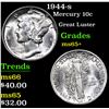 Image 1 : 1944-s Mercury Dime 10c Grades GEM+ Unc