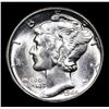 Image 2 : 1944-s Mercury Dime 10c Grades GEM+ Unc
