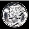 Image 2 : 1937-p Mercury Dime 10c Grades GEM++ FSB