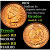Image 1 : 1907 Indian Cent 1c Grades Choice+ Unc RD