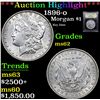 Image 1 : ***Auction Highlight*** 1896-o Morgan Dollar $1 Graded Select Unc By USCG (fc)