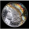 Image 2 : 1880-s Rainbow Toned Morgan Dollar $1 Grades Select+ Unc