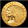 Image 2 : ***Auction Highlight*** 1910-p Gold Indian Half Eagle $5 Graded Select Unc By USCG (fc)