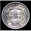Image 3 : 1838 Large Stars Seated Liberty Half Dime 1/2 10c Grades Unc Details