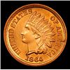 Image 2 : ***Auction Highlight*** 1864/864 Bronze, FS-1301, S-2 Indian Cent 1c Graded Gem+ Unc RD By USCG (fc)