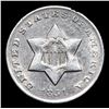 Image 2 : ***Auction Highlight*** 1851-o Three Cent Silver 3cs Graded Select Unc By USCG (fc)