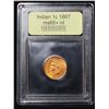 Image 4 : ***Auction Highlight*** 1867 Indian Cent 1c Graded Gem+ Unc RD By USCG (fc)