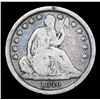 Image 2 : 1840-o No Drapery Seated Liberty Dime 10c Grades f+
