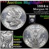 Image 1 : ***Auction Highlight*** 1884-s Morgan Dollar $1 Graded Select Unc By USCG (fc)