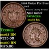 Image 1 : 1864 Union For Ever Civil War Token 1c Grades Select Unc BN
