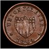 Image 2 : 1864 Union For Ever Civil War Token 1c Grades Select Unc BN