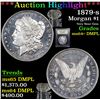 Image 1 : ***Auction Highlight*** 1879-s Morgan Dollar $1 Graded Choice Unc+ DMPL By USCG (fc)