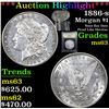 Image 1 : ***Auction Highlight*** 1886-s Morgan Dollar $1 Graded Select Unc By USCG (fc)