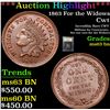 Image 1 : ***Auction Highlight*** 1863 For the Widows Civil War Token 1c Graded Select Unc BN By USCG (fc)