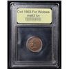 Image 4 : ***Auction Highlight*** 1863 For the Widows Civil War Token 1c Graded Select Unc BN By USCG (fc)