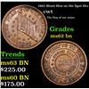 Image 1 : 1863 Shoot Him on the Spot Dix Civil War Token 1c Grades Select Unc BN
