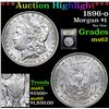 Image 1 : ***Auction Highlight*** 1896-o Morgan Dollar $1 Graded Select Unc By USCG (fc)