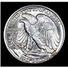 Image 3 : 1942-p Walking Liberty Half Dollar 50c Grades Choice+ Unc