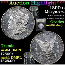 ***Auction Highlight*** 1890-s Morgan Dollar $1 Graded Select Unc+ DMPL By USCG (fc)