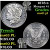 Image 1 : 1878-s Morgan Dollar $1 Grades Unc+ PL