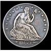Image 2 : 1853-p Arrows & Rays Seated Half Dollar 50c Grades vf++
