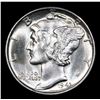 Image 2 : 1943-p Mercury Dime 10c Grades GEM++ Unc