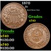 Image 1 : 1870 Two Cent Piece 2c Grades xf
