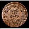Image 3 : 1863 Army & Navy Civil War Token 1c Grades Select Unc BN