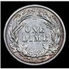 Image 3 : 1903-p Barber Dime 10c Grades Choice AU