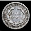 Image 3 : 1847-p Seated Liberty Half Dime 1/2 10c Grades xf