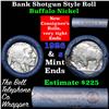 Image 1 : Buffalo Nickel Shotgun Roll in Old Bank Style Wrapper stamped 'Bell Telephone' 1926 & s Mint Ends