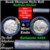 Image 1 : Buffalo Nickel Shotgun Roll in Old Bank Style Wrapper stamped 'Bell Telephone' 1923 & d Mint Ends