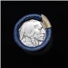 Image 3 : Buffalo Nickel Shotgun Roll in Old Bank Style Wrapper stamped 'Bell Telephone' 1923 & d Mint Ends
