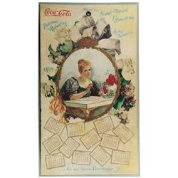1899 antique rare scarce calendar coca-cola