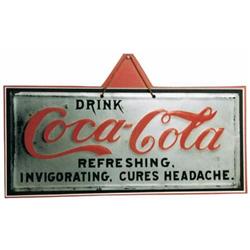 Coke tin sign