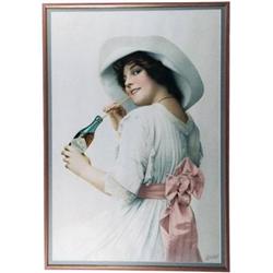 Like Mint antique 1912 Coca-Cola paper poster rare
