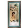 Image 1 : Coke calendar, Framed