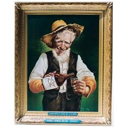 Paul Jones Whiskey tin sign