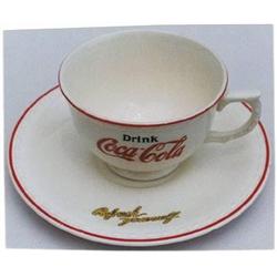 Rare Coca-Cola china antique cup saucer
