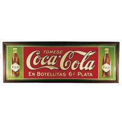 Tin Spanish Coke sign