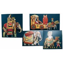 Coke circus cutout figures