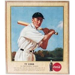Ty Cobb baseball poster