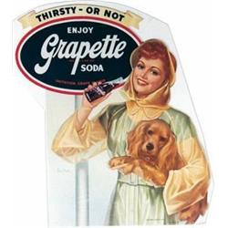 Grapette cardboard die-cut