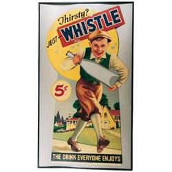 Whistle cardboard cutout