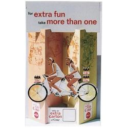 Coke cardboard display